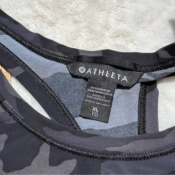 Athleta Ultimate Camo Train Tank Workout Top Size XL - Picture 5 of 6